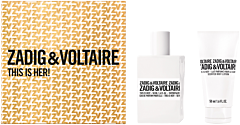 Zadig & Voltaire This is Her! Set = E.d.P. Nat. Spray 50 ml + Body Lotion 50 ml