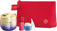 Shiseido Vital Perfection Pouch Set = Uplift. & Firm. Cream 50 ml + Power Infus. Conc. 10 ml + Overn. Firm. Treatm. 15 ml + Uplift. & Firm. Eye Cream 3 ml