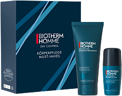 Biotherm Biotherm Homme Day Control Set = 48H Anti-Transpirant Roll-On 75 ml + Shower Gel 200 ml