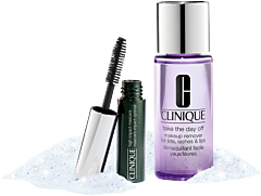 Clinique Grab + Go Set C = High Impact Mascara (Black) 3,5 ml + Take The Day Off Makeup Remover Lids, Lashes, Lips 50 ml