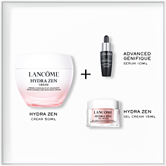 Lancôme Hydra Zen Cream Routine Set = Day Cream 50 ml + Génifique Serum 10 ml + Night Cream 15 ml