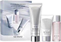Sensai Cellular Performance Advanced Day Cream Set = Advanced Day Cream 50ml + SP Creamy Soap 30ml + CP Lotion II 20ml