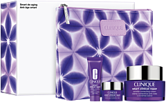 Clinique Smart Clinical Repair De-Aging-Set = Wr.Corr. Cream 50 ml + Wr.Corr.  Serum 10 ml + Wr.Corr. Eye Cream 5 ml + Tasche