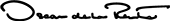 Oscar de la Renta Logo